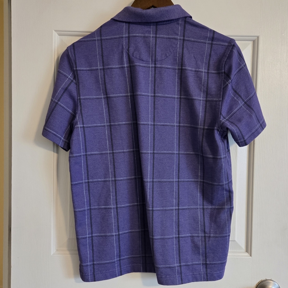 Men's Van Heusen Purple and Maroon Polo Shirts Set - Picture 8 of 9